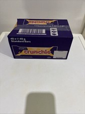 Image of Cadbury Crunchie Chocolate Bars Full Size 48 Bars 40g New Stock