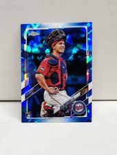 BEN RORTVEDT 2021 Topps Chrome Update BLUE SAPPHIRE REFRACTOR ~ Twins ROOKIE