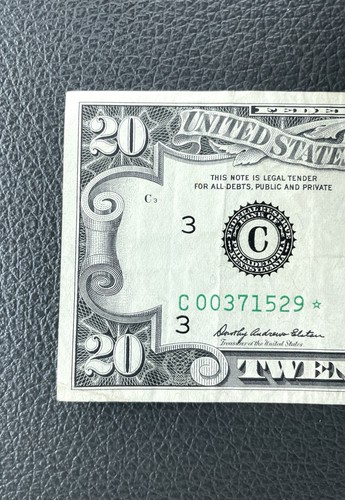1969 $20 Star Note From The Pennsylvania District Very Nice Note! - Picture 2 of 4