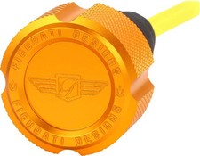 Figurati Designs Performance Magnetic Oil Dipstick Knurled Gold #FDP01-TCKN-G