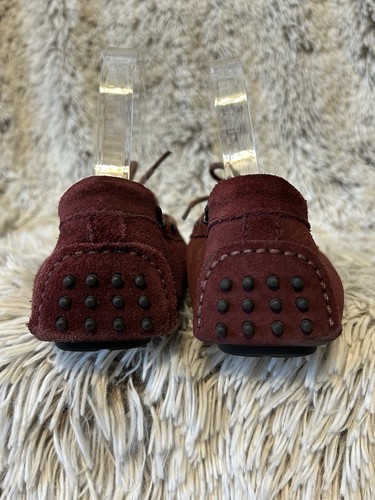 COLE HAAN MEN'S GUNNISON II SLIP ON SLIPPERS MOCCASINS Size 8.5 Maroon - Picture 3 of 12