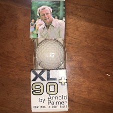 Vintage 1976 Arnold Palmer XL 90 Golf Balls 3 Pack 1 Balls New Original Sleeve