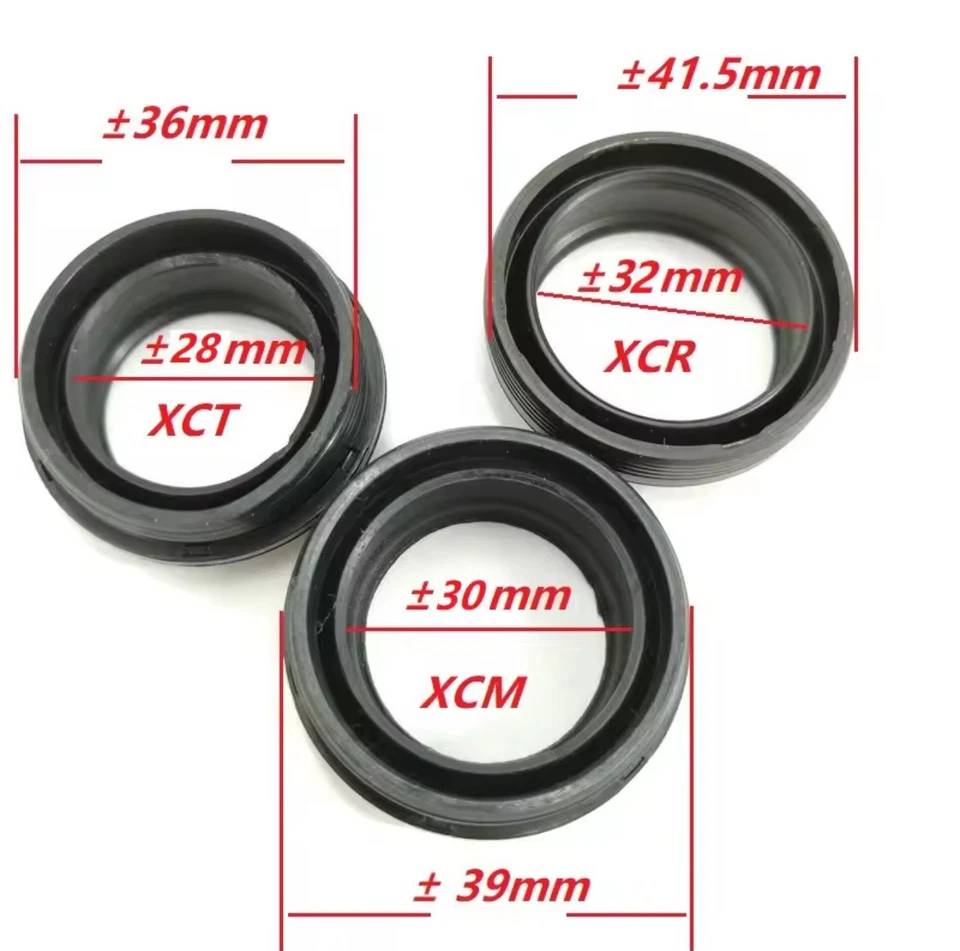 2Pcs Mountain Bike Suspension Fork Dust Seal Oil-Seal For SR XCR XCM XCT -JR - Image 3 of 3