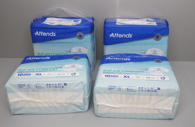 4x 15er Pack Attends Slip Air Comfort 10 Inkontinenzslips Gr. XL Weiß 213803 NEU
