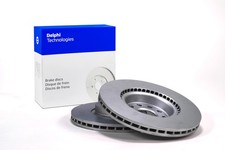 Delphi BG5014C 2x Brake Discs Rear 300mm ⌀ Fits Subaru Legacy Levorg Outback WRX