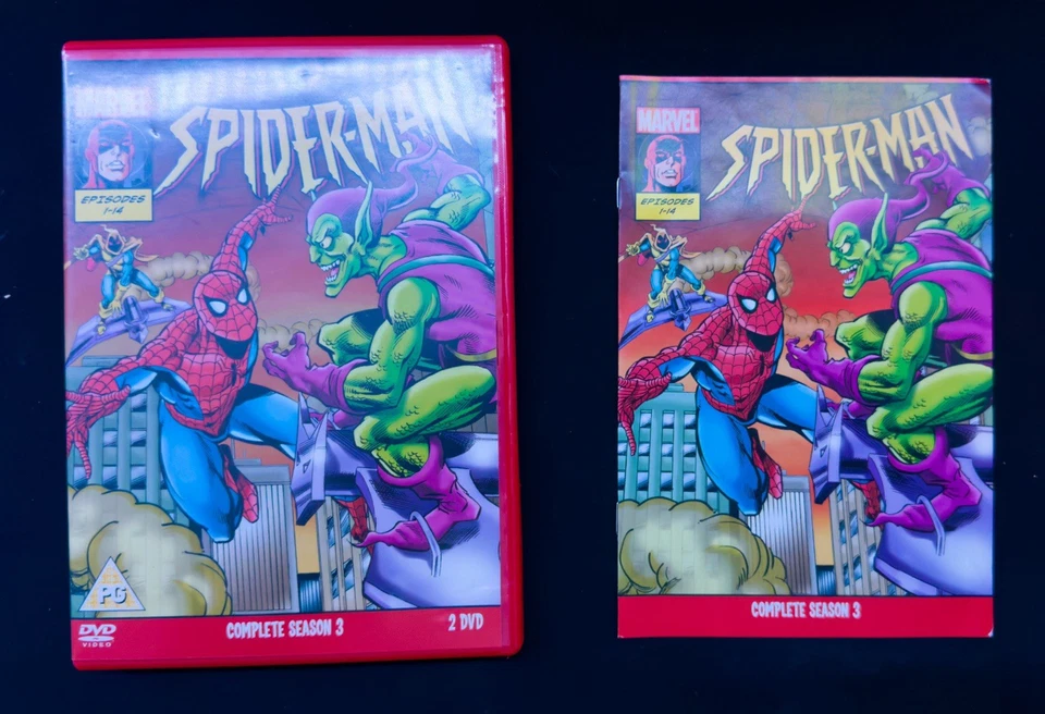 Spider-Man Season 3 1995 1990s New Spider-Man TAS Complete Series 3 UK 2 DVD Set - Image 4 of 4