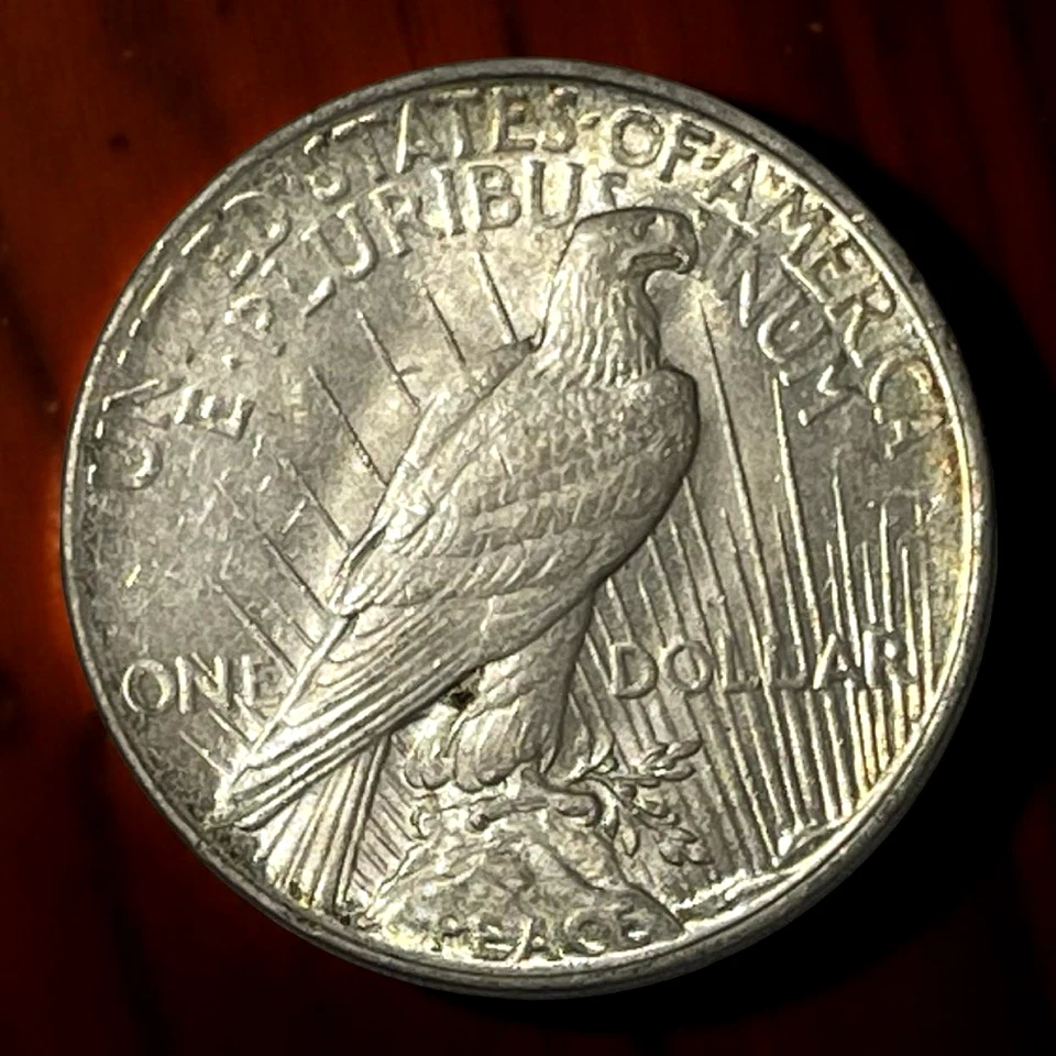 1922-D Peace 90% US Silver Dollar Coin Denver Mint Low Mintage Lot C11-78 - Image 2 of 4