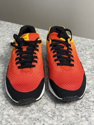 Nike Air Max 1 Sunset Pack Team Orange Tour Yellow Black #554718-880 Men\'s 11.5 Nike Air Max 1 EM Sunset SZ 11 Team Orange Tour Yellow Black  main image 4