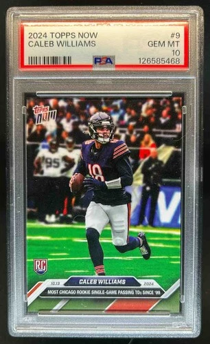 2024 Topps NOW Caleb Williams RC Rookie #9 Bears PSA 10
