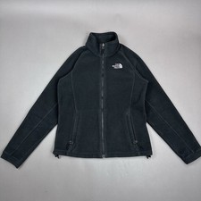 The North Face Jacket Womens Size Small Black Fleece Full Zip Sweater Coat
