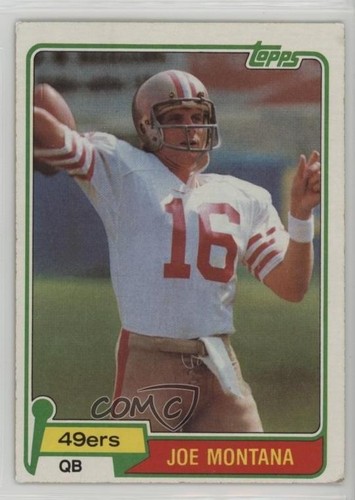 1981 Topps Joe Montana #216 Rookie RC HOF