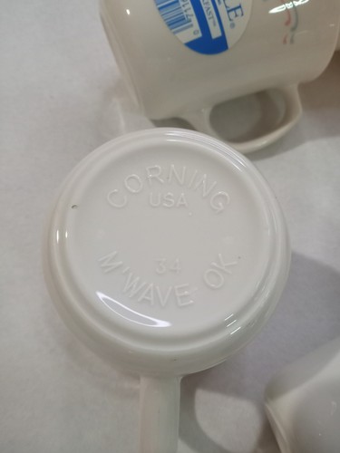 NEW Vintage Set of 14 Corelle ENGLISH BREAKFAST Coffee Cups Mugs Corning USA - Imagen 4 de 4