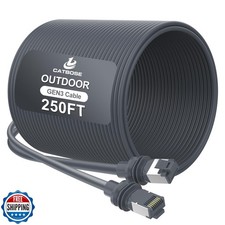 250FT Starlink Gen3 Cable, Outdoor Standard V3 Cable for Starlink