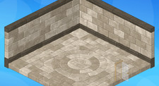 Webkinz Classic Online Items - Uncommon Item - Castle Room - Wallpaper and Floor