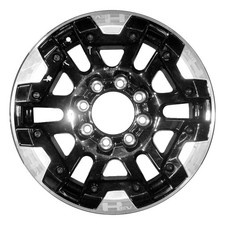 18x9 12 Spoke Used Aluminum Wheel Machined And Painted Black 560-95345 18x9 12 Spoke Used Aluminum Wheel Machined And Painted Black 560-95345