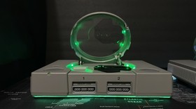 PLAYSTATION 1 PS1-CUSTOM CLEAR WINDOW LID!