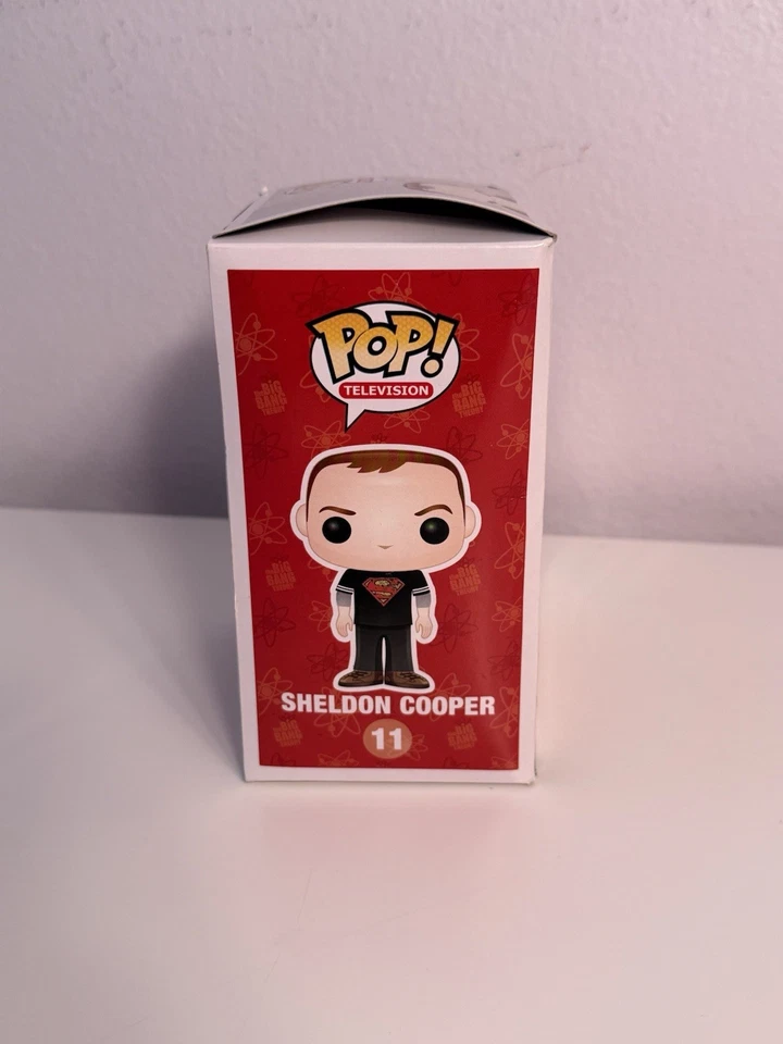 Funko Pop Sheldon Cooper w/ Superman Shirt SDCC 2012 Exclusive #11 LE 1000 - Image 4 of 4