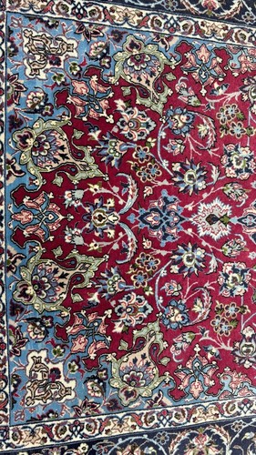 ✔ Isfahan | 104 x 175 | Handgeknüpft | Orientteppich | Carpet | Rug 🌸 - Bild 1 von 11