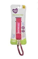 PARENTS CHOICE Universal Pacifier Clip 0+ months Dishwasher Safe • Pink