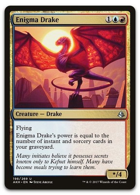 Enigma Drake #198 (NM) Amonkhet AKH Magic MTG