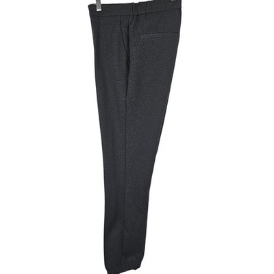 Topman Jogger Trousers Mens 32 S Charcoal Grey Textured Elastic Hem Slim Fit