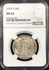 1929 S Walking Liberty Half Dollar certified MS 64 by NGC!