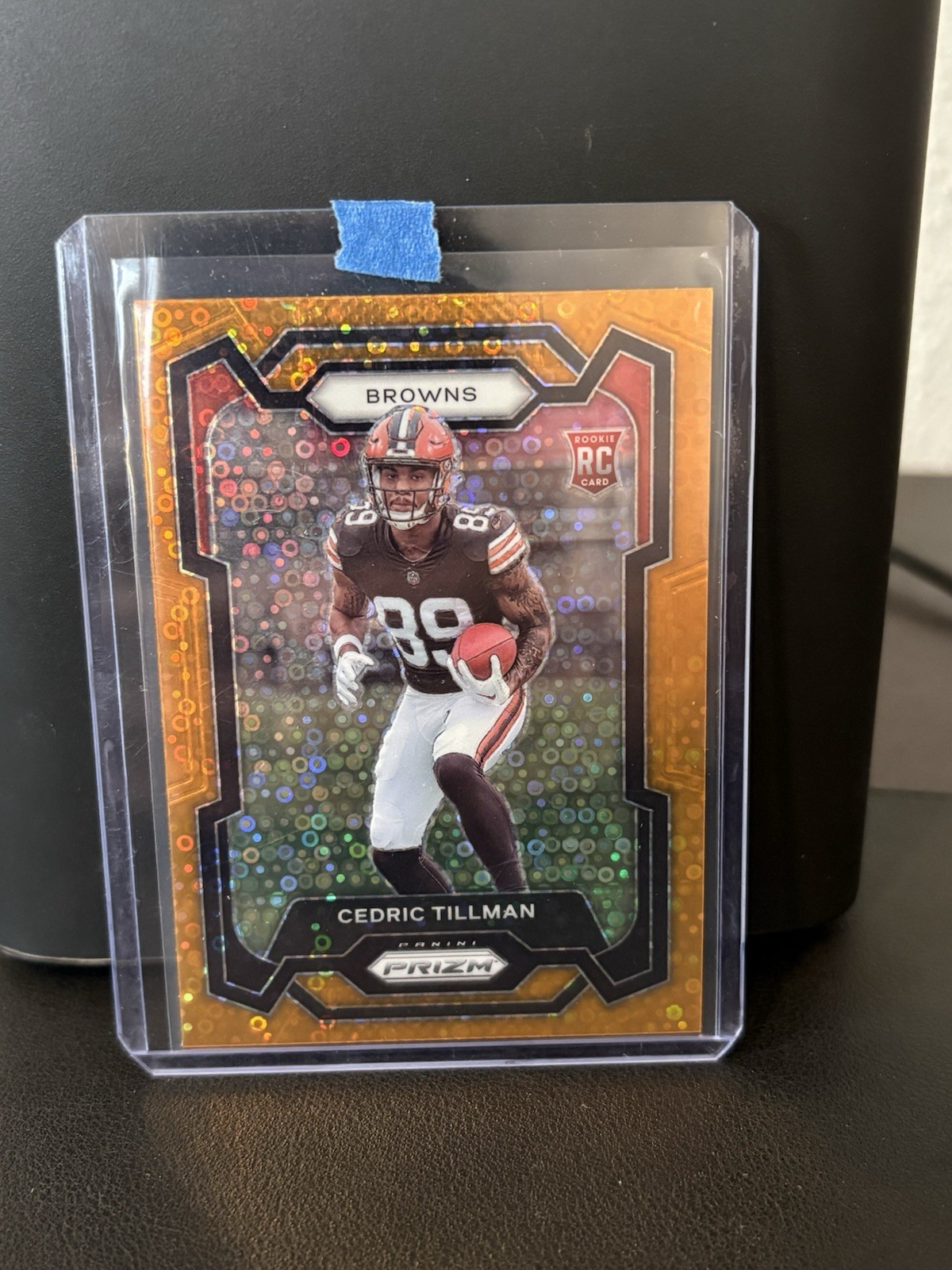 2023 Panini Prizm - Rookies Cedric Tillman #321 Red Sparkle Prizm (RC)