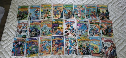 Super Friends PARTIAL SET OF 26 DC Comics 1973-83 + SUPERBOY #45 ALL HTF OOP🔥