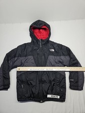 The North Face Boy's Size 10/12 HyVent Winter Coat Black Gray