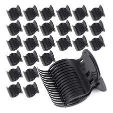 24 Hot Roller Clips for Hair Curler Claw Clip Replacement Hair Section5067