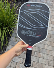 Selkirk Vanguard Epic Pickleball Paddle Black/Gray Colorway Performance Paddle