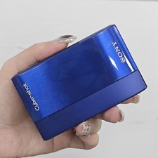 Sony Cyber Shot DSC-TX1 Blue Digital Camera 10.2MP 4x Optical Zoom Smile Shutter