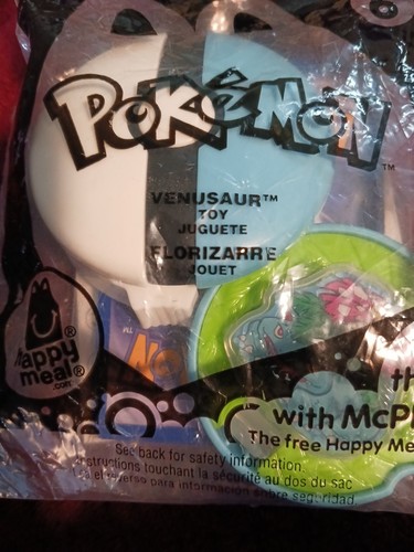 Mcdonalds happy meal toy Pokemon 6 Venusaur/mystery card New sealed package 2014 - Picture 4 of 5