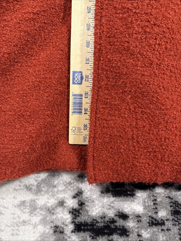 Abrigo rizado Gant Rugger para hombre talla grande rojo difuso bolsillos de doble pecho Foto 3 de 4