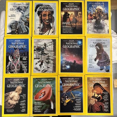 National Geographic Magazine Bundle Januar-December 1983 Complete Year Set