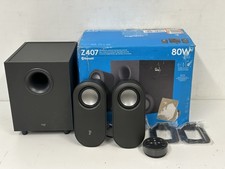 Logitech Z407 Bluetooth Speakers with Subwoofer and Wireless Control - READ