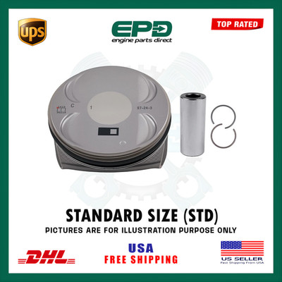 1PCS PISTON & RING SET FOR 2011-2022 JEEP ERB 3.6L V6 CHRYSLER DODGE 5184347AG