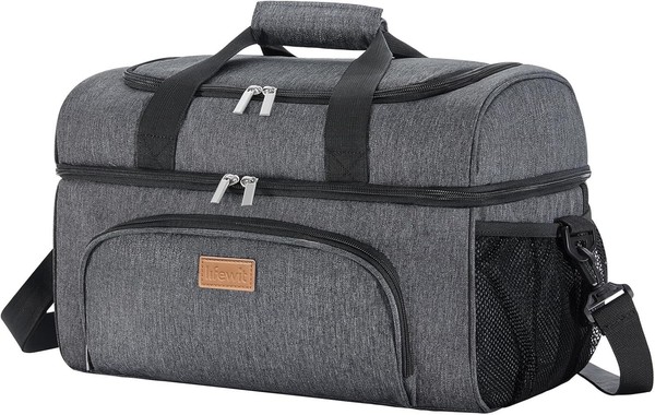KüHltasche Faltbar 30L Isoliert Tragbar Doppellagig Picknick Strand Herren-image