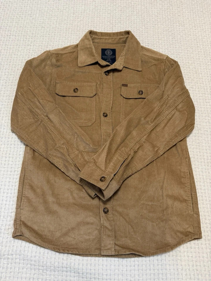 Buffalo David Bitton NUEVO CON ETIQUETAS Mujer Chaqueta Pana, Color Camel, Grande  Foto 2 de 4