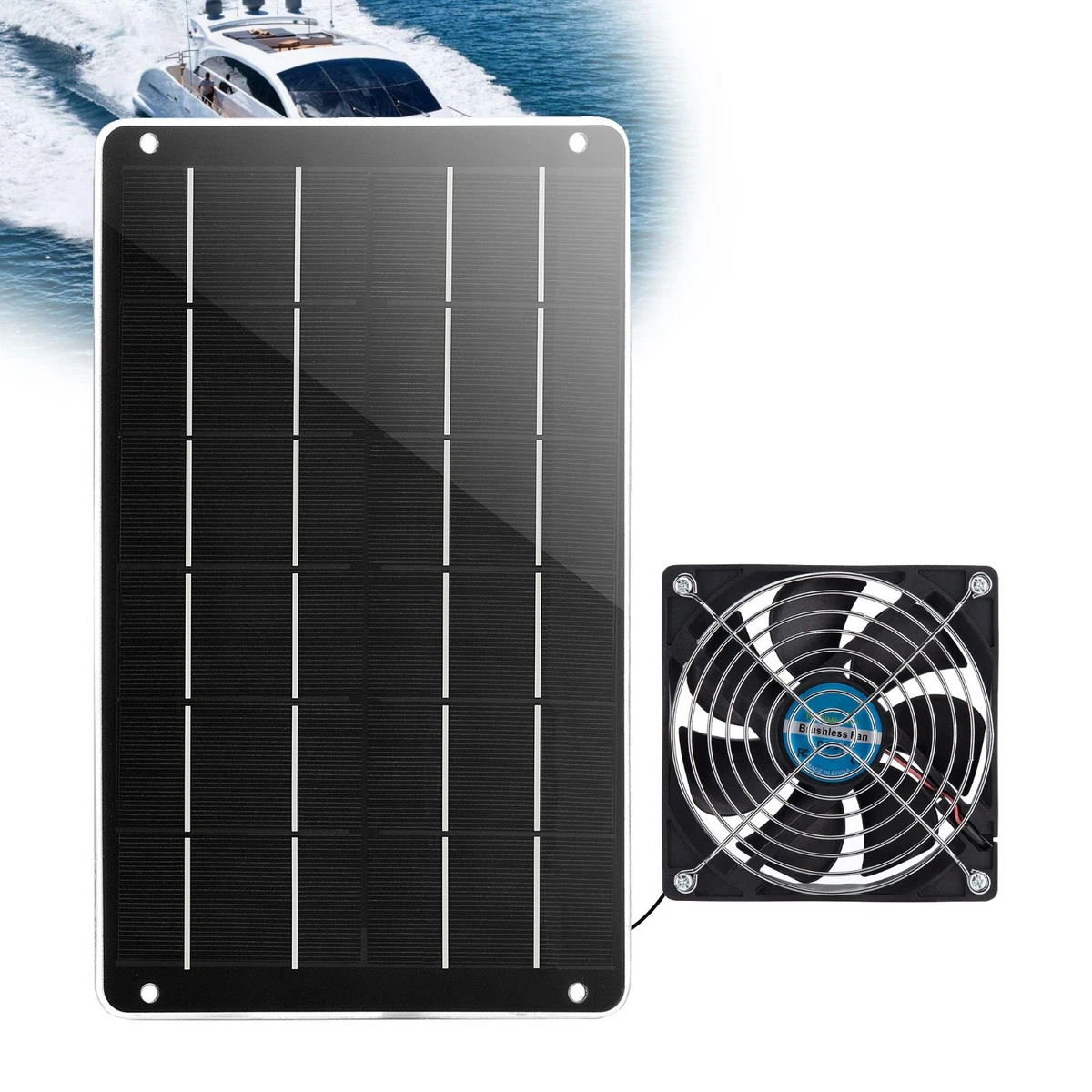 Ventilator op zonne energie - Huishoudelijk
