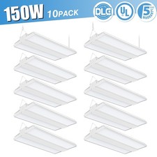 10P 150W LED Linear High Bay Shop Light Warehouse Commercial Garage Lamp 22500lm