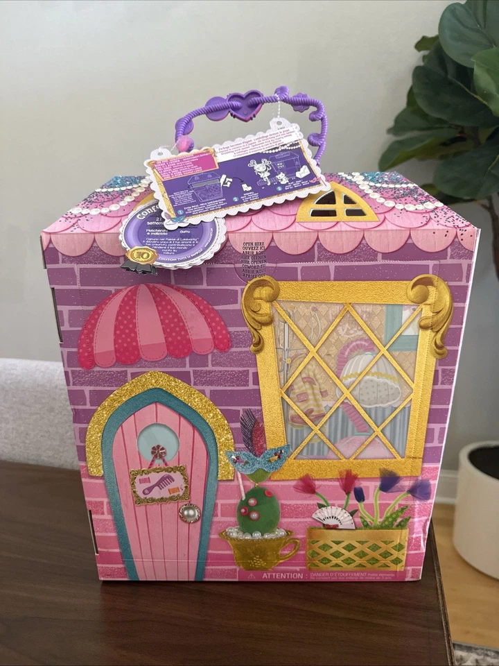 Lalaloopsy Silly Hair Doll Confetti Carnivale 13" Pink Cat Masquerade Ball New - Image 3 of 4