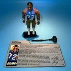 The Fridge V1 RED CARD BACK 100% Complete G.I. Joe 1986 Hasbro Vintage Figure