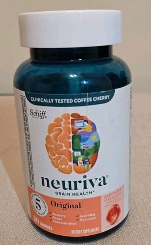 Genuine Neuriva Brain Performance Original Strawberry 50 Ct Exp 12/2025
