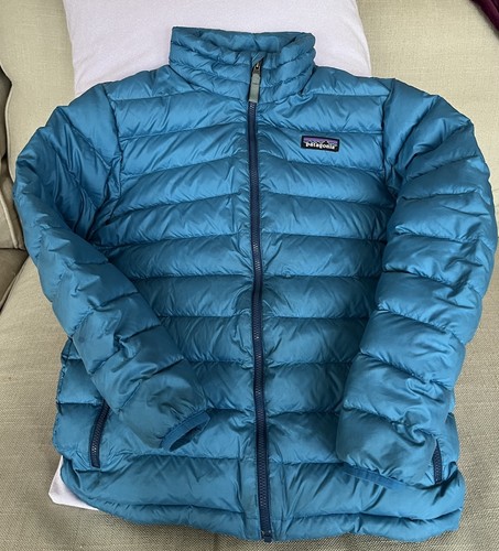 Kids Patagonia Quilted Down Jacket Size M (10) - Picture 1 of 10