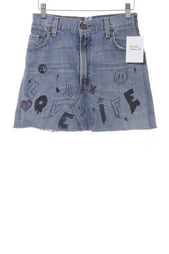 LEVI’S Falda vaqueras Mujeres Falda Talla EU 32 azul look casual - Imagen 5 de 5