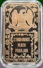 Mundo Libertad 1 oz Bar Light Toning 999 Fine Silver