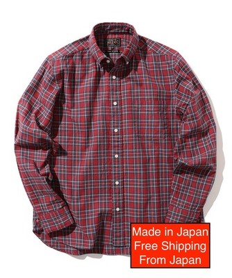 BEAMS PLUS Japan Botton Down Indigo Yarn Shirts IVY Size XS-XL Tokyo Kyoto Osaka