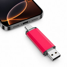 Clé USB OTG iPhone Type-C 32Go Haute Vitesse Samsung Porte-Clés Stockage Cadeau
