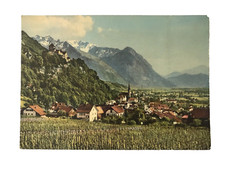 AK Ansichtskarte Vaduz gegen den Falknis Liec...